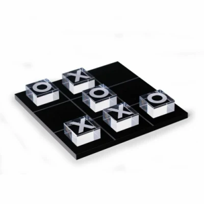 ISO BSCI Fabbrica all'ingrosso personalizzato acrilico Tic Tac Toe 1 set