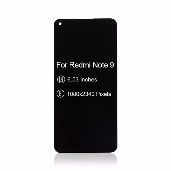Accessori per telefoni cellulari Display LCD per Xiaomi Redmi Note 9 Pannello digitalizzatore touch screen LCD